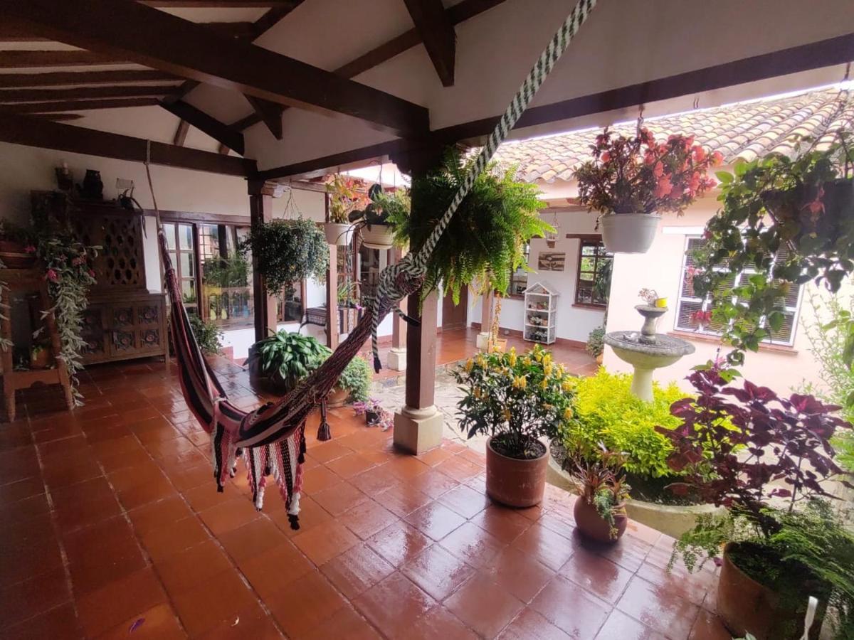 Hacienda El Pinar Del Viento Bed & Breakfast Villa de Leyva Luaran gambar